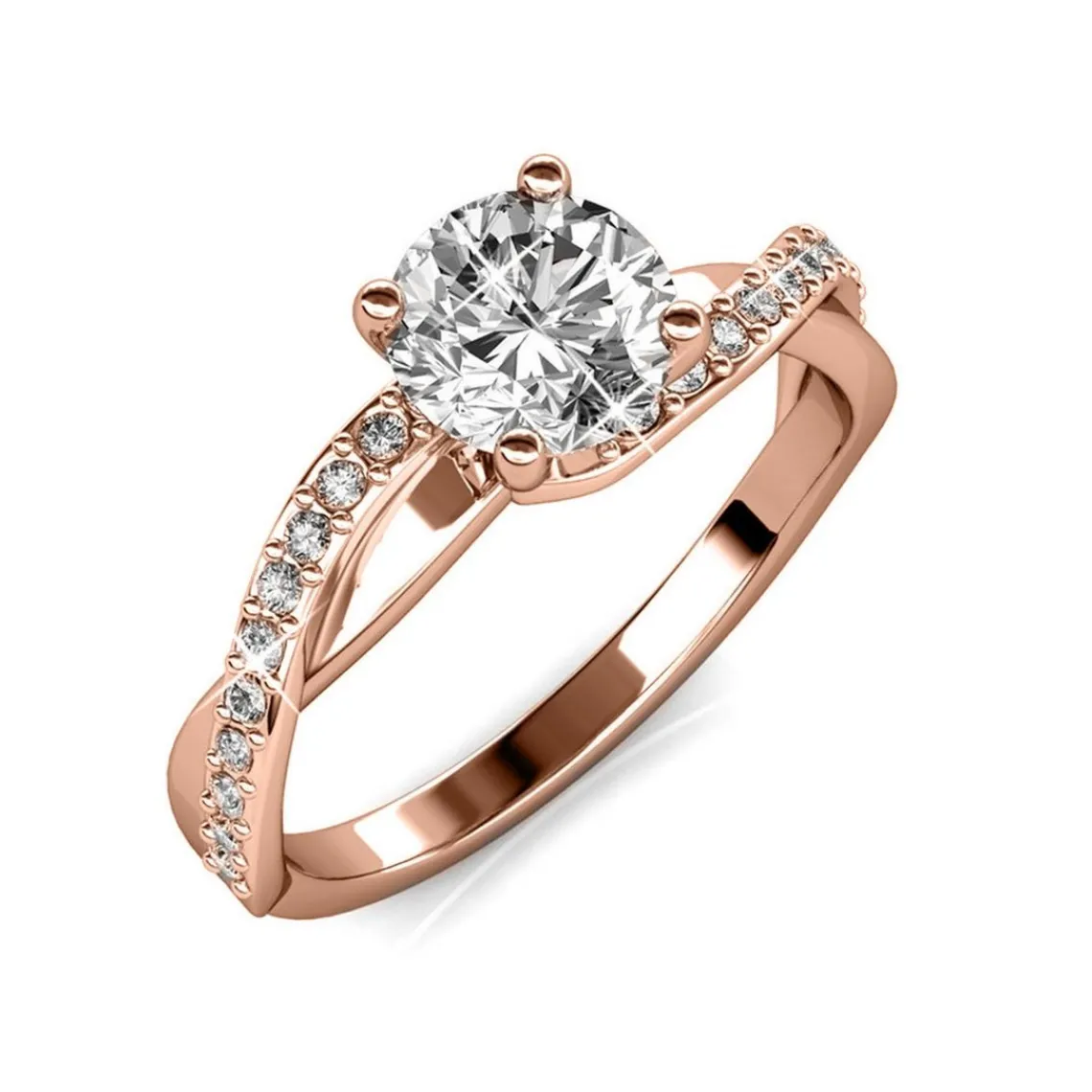 MYC-Paris Bague Eleanor Or Rose | Femme Bague
