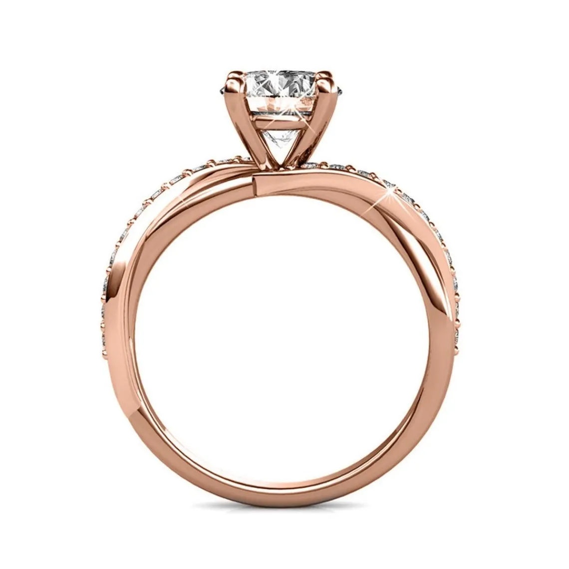 MYC-Paris Bague Eleanor Or Rose | Femme Bague