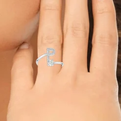 Athème Bague Femme - B2804-P Métal Argent | Femme Bague
