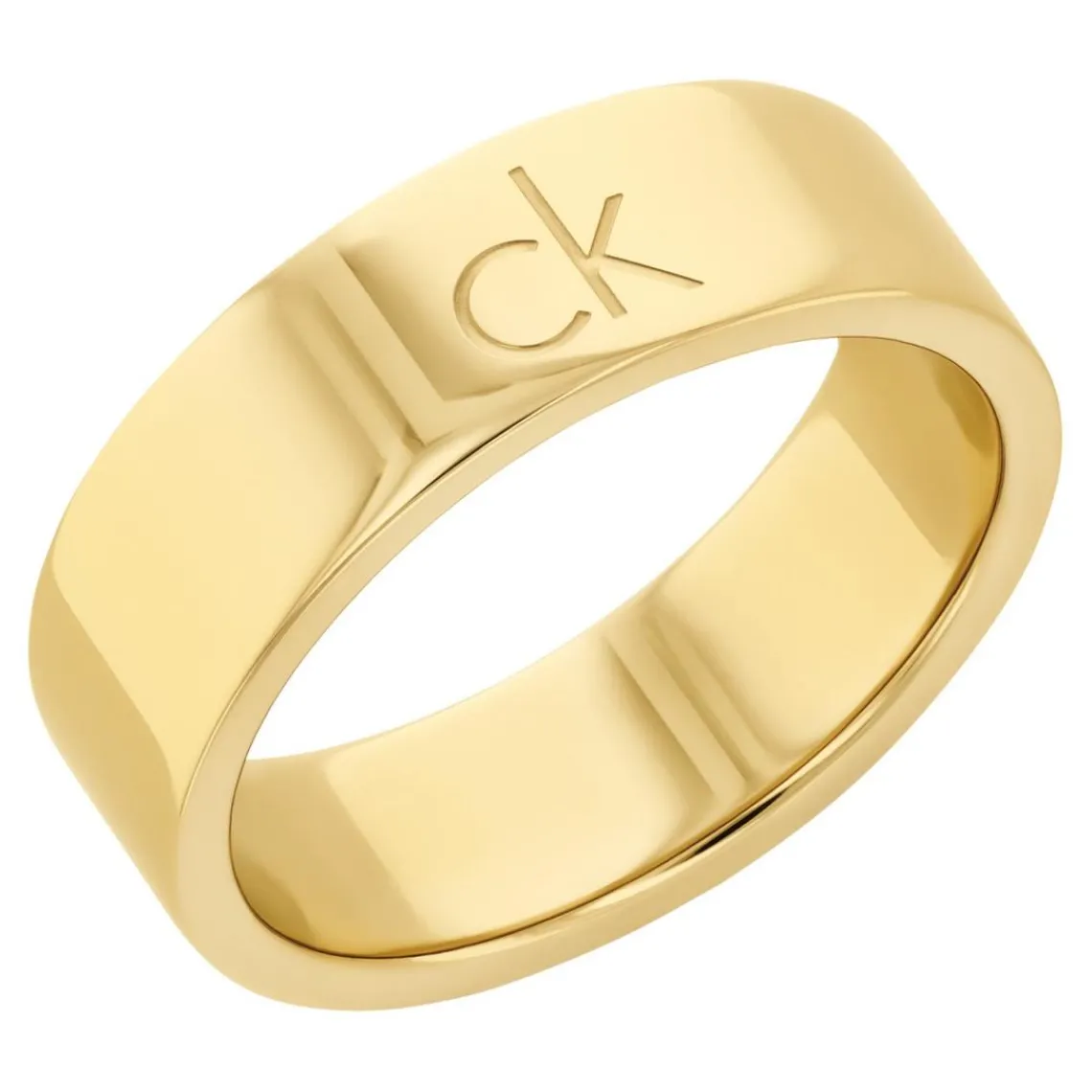 Calvin Klein Bijoux Bague femme Ck Trio - 35000795 Acier Doré | Femme Bague
