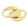 Calvin Klein Bijoux Bague femme Calvin Klein Elongated Drops - 35000448 Acier Doré | Femme Bague