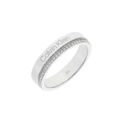 Calvin Klein Bijoux Bague femme Calvin Klein Minimal Linear - 35000200 Acier Argent | Femme Bague