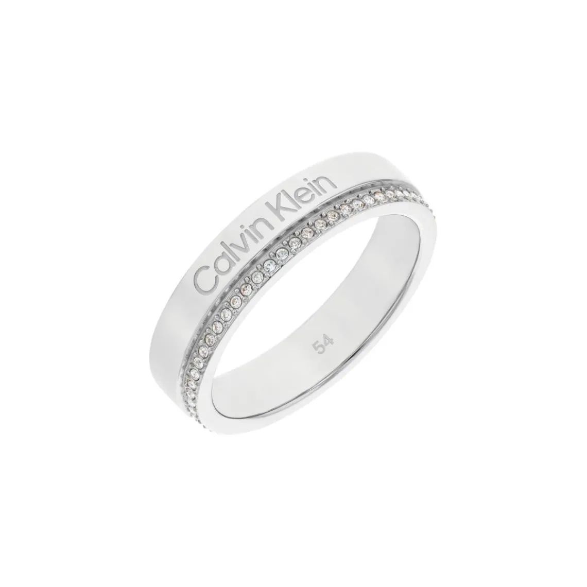 Calvin Klein Bijoux Bague femme Calvin Klein Minimal Linear - 35000200 Acier Argent | Femme Bague