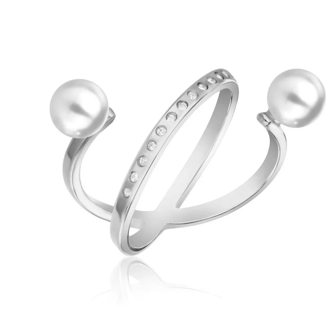 Emily Westwood Bijoux Bague Femme Emily Westwood WR1023S - Acier Argenté | Femme Bague