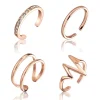 Emily Westwood Bijoux Bague Femme Emily Westwood WS049R - Acier Doré rose | Femme Bague
