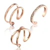 Emily Westwood Bijoux Bague Femme Emily Westwood WS054R - Acier Doré rose | Femme Bague