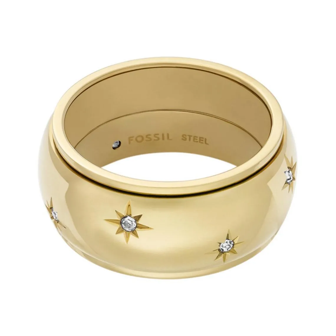Fossil Bijoux Bague femme Acier Classique Sadie - JF04835710 Acier inoxydable | Femme Bague