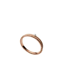 Fossil Bijoux Bague femme - JF03656791 Acier Doré Rose | Femme Bague