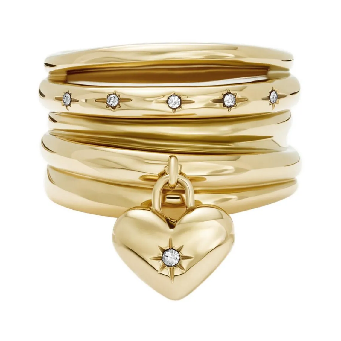 Fossil Bijoux Bague femme Love Sadie - JF04834710 Acier inoxydable | Femme Bague