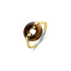 Ti Sento Bague femme GM 12236MA en Argent Doré | Femme Bague
