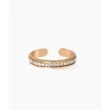 Les Interchangeables Bague femme - Bague Full Strass Doré Rose | Femme Bague