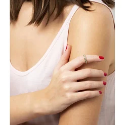 Les Interchangeables Bague femme - Bague Full Strass Métal Argenté | Femme Bague