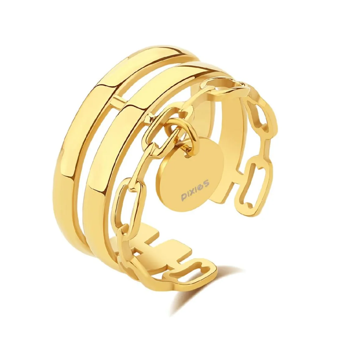 Pixies Bijoux Bague femme Aphelia - PRA0053-1UNI Acier | Femme Bague