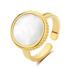 Pixies Bijoux Bague femme Coco - PRA0003-1MOP Acier | Femme Bague