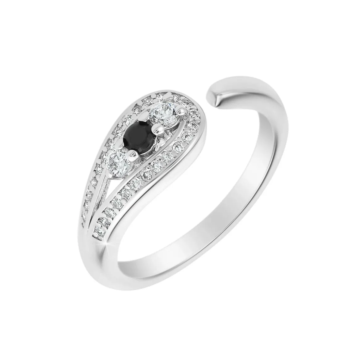 So Charm Bijoux Bague Femme So Charm - B3103-ARGENT - Bague Femme Argentée | Femme Bague