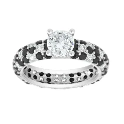 So Charm Bijoux Bague Femme So Charm - B2702-BLANC-7-54 Métal Argent | Femme Bague