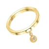 So Charm Bijoux Bague Femme So Charm - BD2285-DORE-7-54-DIAMANT - Bague Femme Dorée | Femme Bague