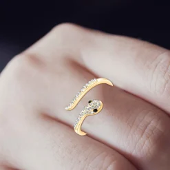 So Charm Bijoux Bague Femme So Charm - B2366-DORE-7-54 Acier Doré | Femme Bague