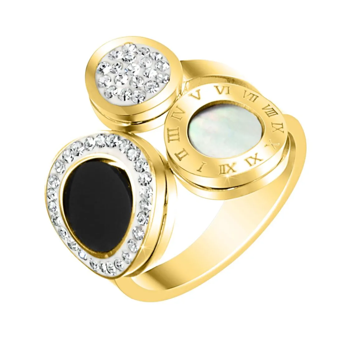 So Charm Bijoux Bague Femme So Charm - B2572-DORE - Bague Femme Dorée | Femme Bague