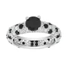 So Charm Bijoux Bague Femme So Charm - B2702-NOIR-8-56 Métal Argent | Femme Bague