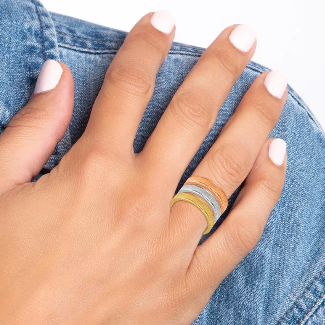 So Charm Bijoux Bague Femme So Charm - B3392-TRIO-8-56 - Bague Mode Femme | Femme Bague