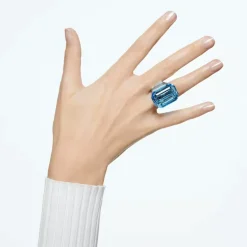 Swarovski Bijoux Bague Femme Swarovski - 5607351 Cristaux Bleu | Femme Bague