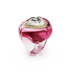 Swarovski Bijoux Bague Femme Swarovski Dulcis - 570999 Plaqué Or Rose | Femme Bague