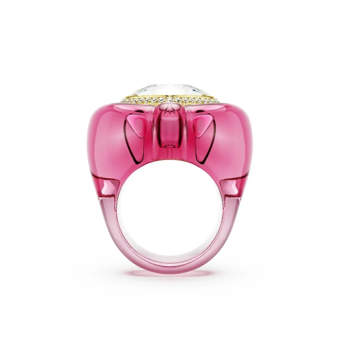 Swarovski Bijoux Bague Femme Swarovski Dulcis - 570999 Plaqué Or Rose | Femme Bague