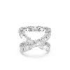 Swarovski Bijoux bague femme Swarovski Hyperbola - 5677631 blanc,argent | Femme Bague