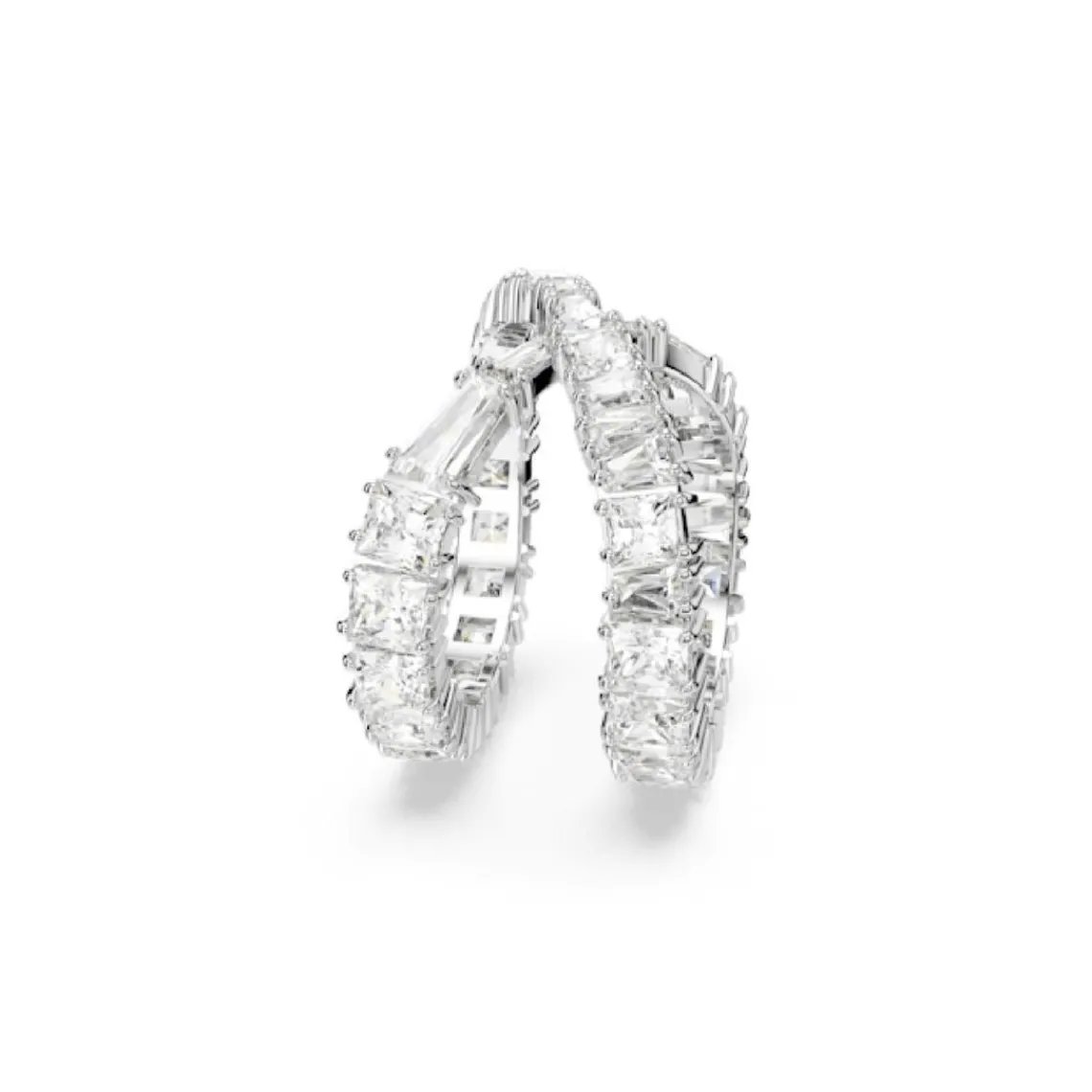 Swarovski Bijoux bague femme Swarovski Hyperbola - 5677631 blanc,argent | Femme Bague