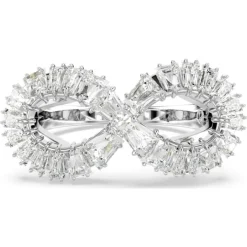 Swarovski Bijoux Bague femme Swarovski Hyperbola Mini - 567969 blanc,argent | Femme Bague
