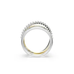 Swarovski Bijoux Bague Femme Swarovski Hyperbola - 571416 Métal Argent | Femme Bague