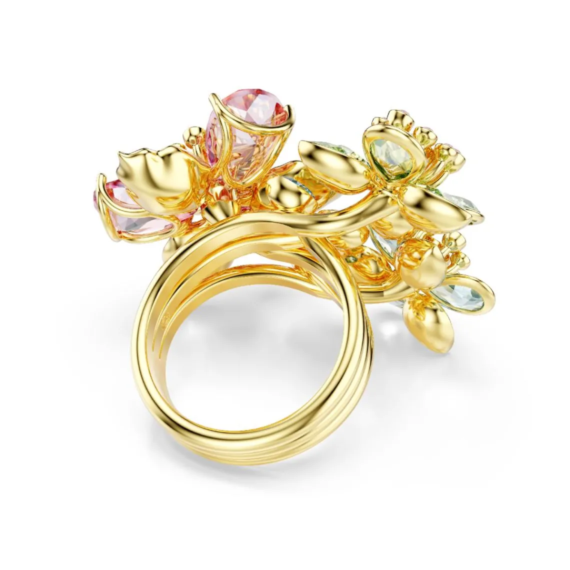 Swarovski Bijoux Bague Femme Swarovski Idyllia - 5721580 Plaqué Or Multicolore | Femme Bague