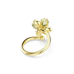 Swarovski Bijoux Bague Femme Swarovski Idyllia - 572159 Plaqué Or Vert | Femme Bague
