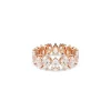 Swarovski Bijoux Bague Femme Swarovski Matrix - 569009 Plaqué Or Rose Argent | Femme Bague