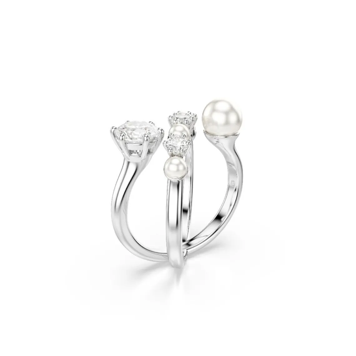 Swarovski Bijoux Bague Femme Swarovski Matrix - 571437 Métal Rhodié Argent | Femme Bague