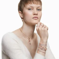 Swarovski Bijoux Bague Femme Swarovski - 5366571 Métal Doré rose | Femme Bague
