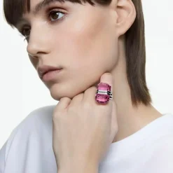Swarovski Bijoux Bague Femme Swarovski - 5633635 Métal rhodié Rose | Femme Bague