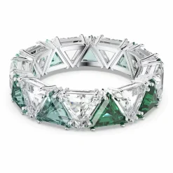 Swarovski Bijoux Bague Femme Swarovski - 5610734 Métal rhodié Vert | Femme Bague