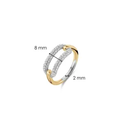 Ti Sento Bague femme Bijoux 12228ZY - Argent | Femme Bague
