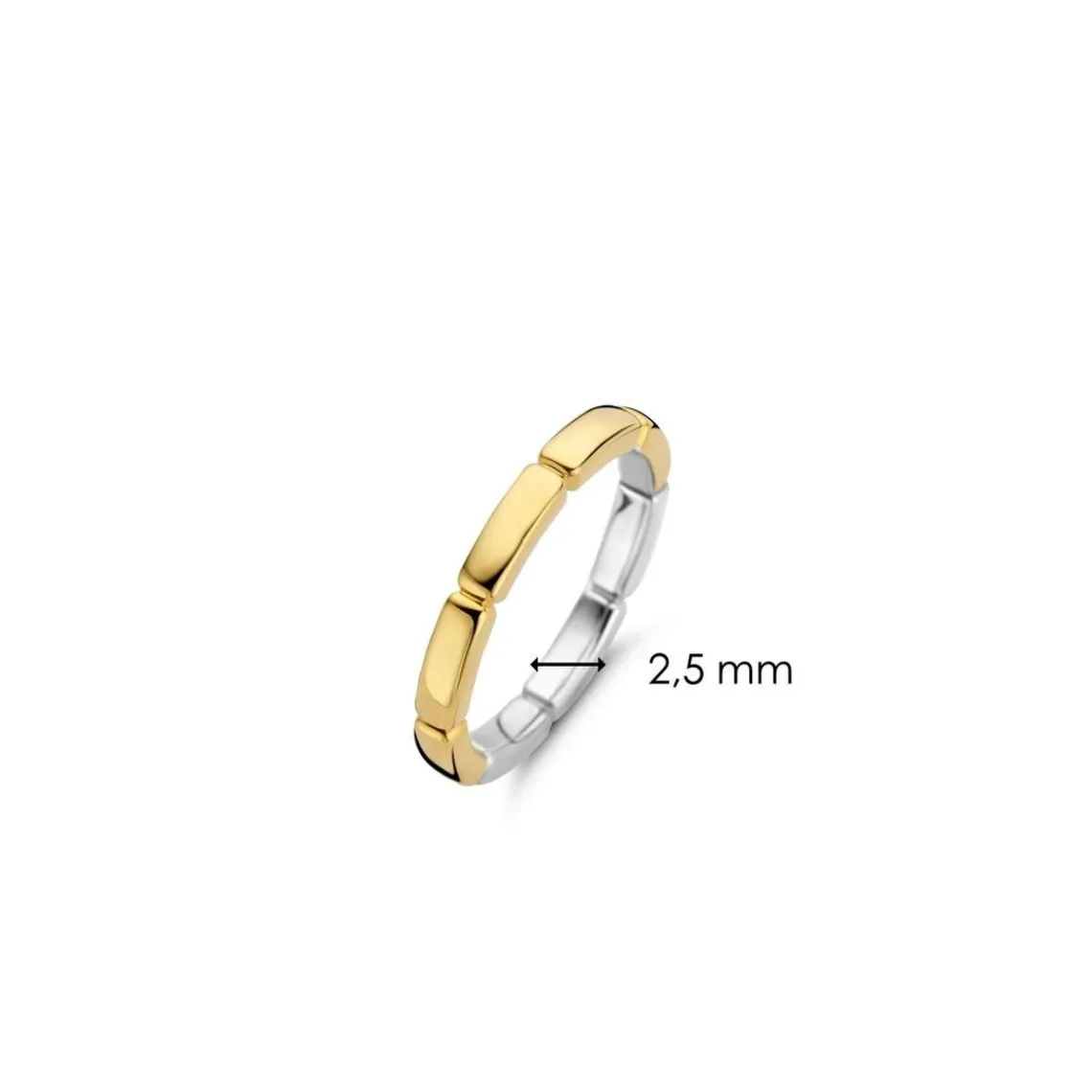 Ti Sento Bague femme 12269SY - Argent, plaqué or | Femme Bague