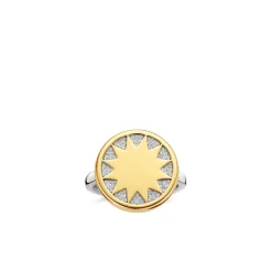 Ti Sento Bague femme 12215ZY – Argent 925/1000 plaqué or | Femme Bague
