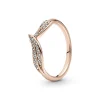 Pandora Bague Feuilles Scintillantes Moments | Femme Bague