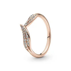 Pandora Bague Feuilles Scintillantes Moments | Femme Bague