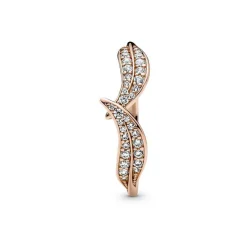Pandora Bague Feuilles Scintillantes Moments | Femme Bague