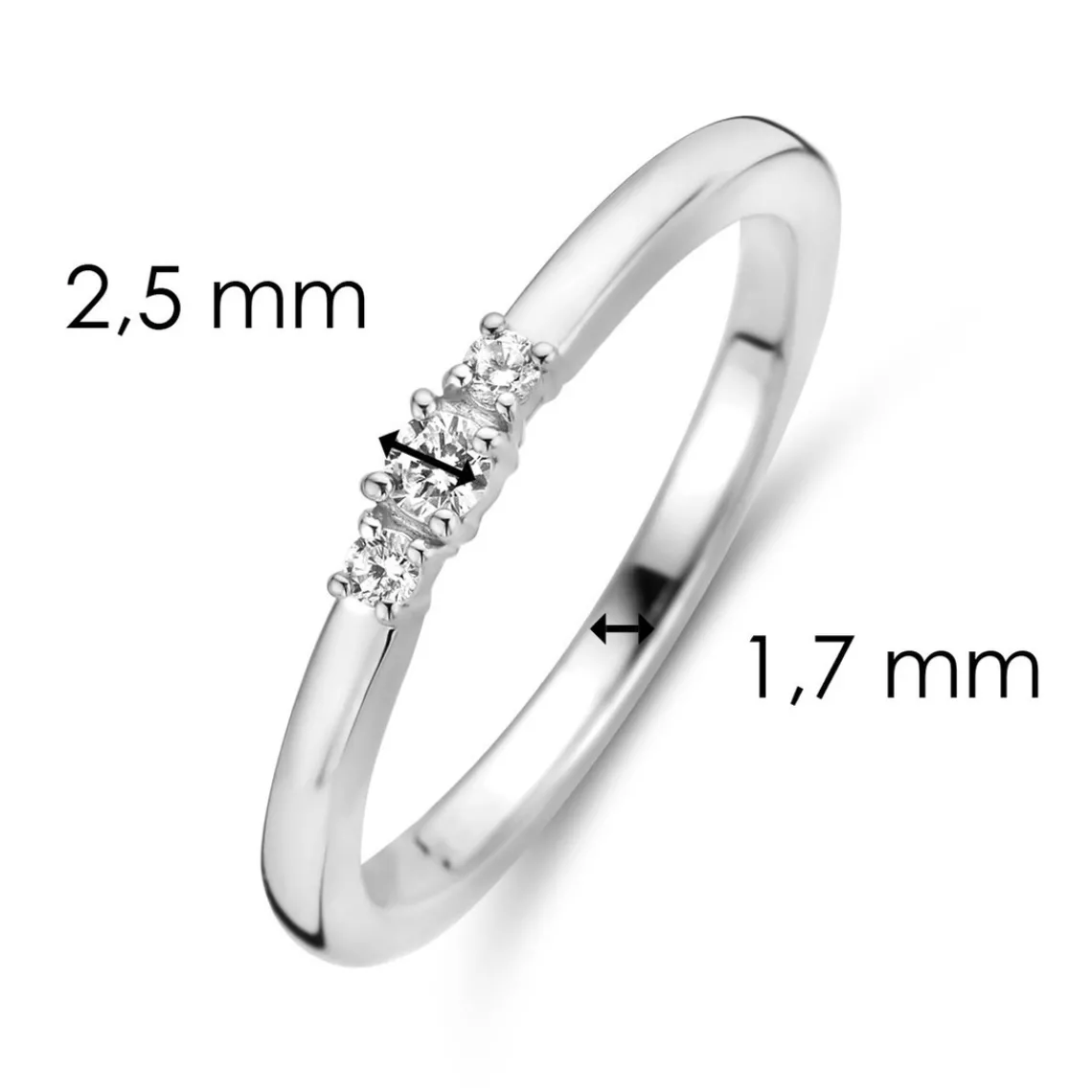 Ti Sento Bague fille Bijoux 12213ZI-54 - Wonders of past and future | Femme Bague