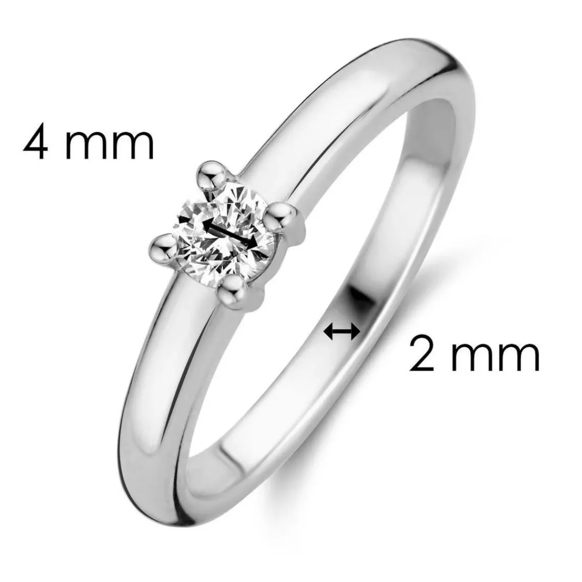 Ti Sento Bague fille Bijoux 12212ZI-54 - Wonders of past and future | Femme Bague