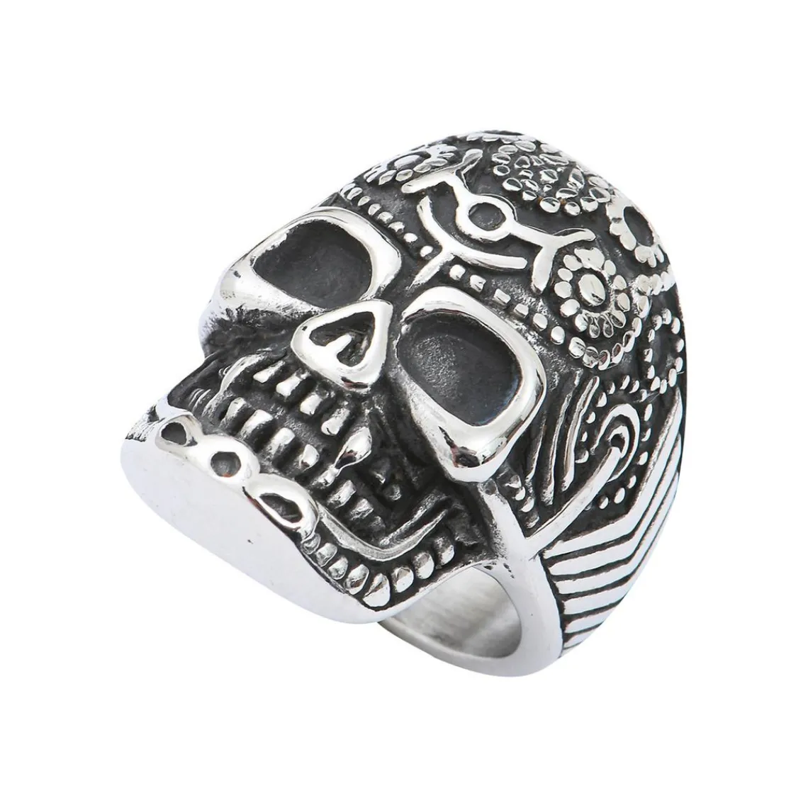 G-Force Bijoux Bague homme BGFBA0001-58 - Acier Noir | Homme Bague