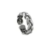 Jourdan Bague homme AJH150007R - BELCASTEL - ajustable - maille tressée - Argent Argent | Homme Bague