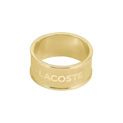 Lacoste Bague homme Backhand - 2040486 Acier Doré | Homme Bague